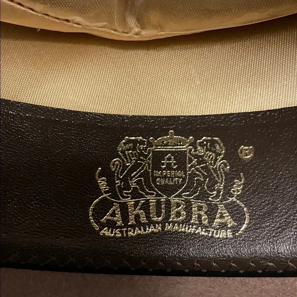 Unisex Akubra Made in Australia Dallas Style Felt Hat Size 56 - Picture 4 of 10